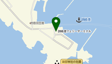 CHARGESPOT(チャージスポット)師崎港観光センターの地図画像