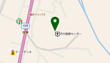 CHARGESPOT(チャージスポット)ローソン S 渋川医療センター店の地図画像