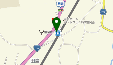 CHARGESPOT(チャージスポット)ローソン 富岡田島店の地図画像