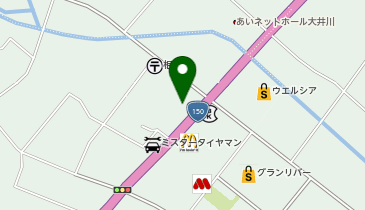 CHARGESPOT(チャージスポット)ローソン 大井川下江留店の地図画像
