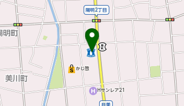 CHARGESPOT(チャージスポット)ローソン 大野月美町店の地図画像