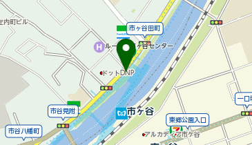 ChargeSPOT 東京メトロ 有楽町線 市ヶ谷駅(市谷田町方面改札外)の地図画像