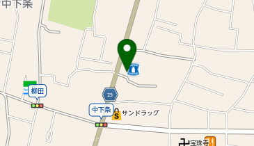CHARGESPOT(チャージスポット)ローソン 甲斐中下条店の地図画像