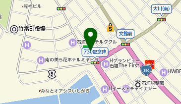 CHARGESPOT(チャージスポット)ファミリーマート 石垣730記念碑前店の地図画像