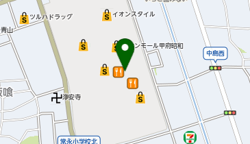 CHARGESPOT(チャージスポット)イオンモール 甲府昭和の地図画像