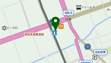 CHARGESPOT(チャージスポット)ローソン 名和店の地図画像