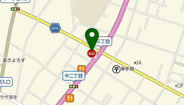CHARGESPOT(チャージスポット)ガスト 幸手の地図画像