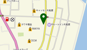 CHARGESPOT(チャージスポット)魚民 キャッセン大船渡ショッピングセンター店の地図画像