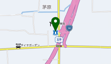 CHARGESPOT(チャージスポット)ローソン 御所茅原店の地図画像