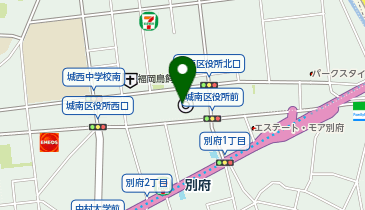 CHARGESPOT(チャージスポット)福岡市城南区役所の地図画像