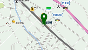 CHARGESPOT(チャージスポット)ファミリーマート 前後駅店の地図画像