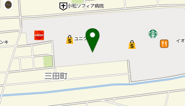 CHARGESPOT(チャージスポット)楽市楽座 イオンモール新小松店の地図画像