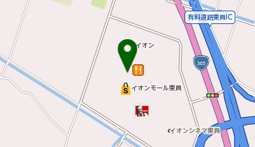 CHARGESPOT(チャージスポット)楽市楽座 イオンモール東員店の地図画像