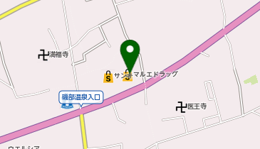 CHARGESPOT(チャージスポット)マルエドラッグ 安中郷原店の地図画像