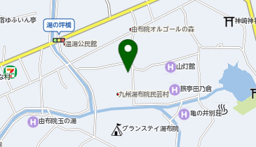 CHARGESPOT(チャージスポット)スヌーピー茶屋 由布院店の地図画像