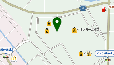 CHARGESPOT(チャージスポット)楽市楽座 イオンモール福岡店の地図画像
