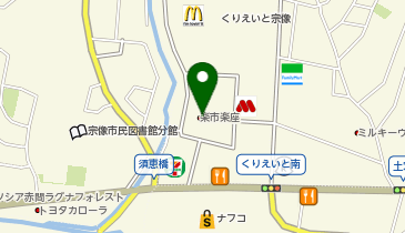 CHARGESPOT(チャージスポット)楽市楽座 くりえいと宗像店の地図画像