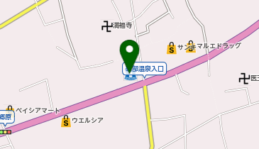 CHARGESPOT(チャージスポット)ローソン 安中郷原店の地図画像