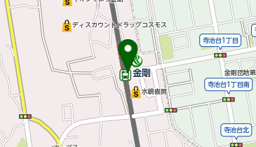 CHARGESPOT(チャージスポット)南海電鉄 金剛駅改札外の地図画像