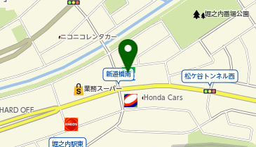 ChargeSPOT ファミリーマート 八王子堀之内店の地図画像