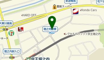 ChargeSPOT ファミリーマート 京王堀之内駅東店の地図画像
