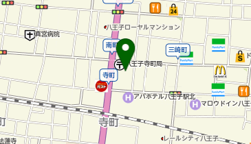 ChargeSPOT ファミリーマート 八王子寺町店の地図画像