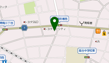 ChargeSPOT ファミリーマート 東青梅五丁目店の地図画像