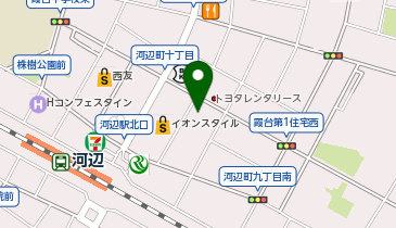 ChargeSPOT ファミリーマート 河辺駅北口店の地図画像