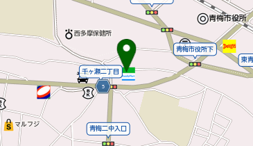 ChargeSPOT ファミリーマート 青梅千ヶ瀬店の地図画像