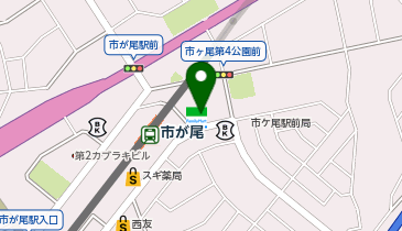 ChargeSPOT ファミリーマート 市が尾駅前店の地図画像