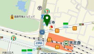 ChargeSPOT ファミリーマート JR天王寺駅前店の地図画像
