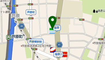 ChargeSPOT ファミリーマート 浪速塩草店の地図画像