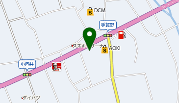 CHARGESPOT(チャージスポット)ファミリーマート 中津川手賀野店の地図画像