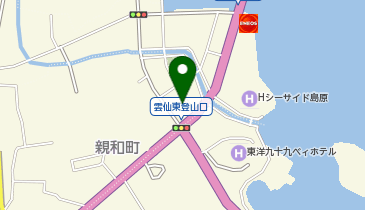 CHARGESPOT(チャージスポット)ローソン 島原親和町店の地図画像