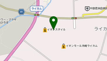 CHARGESPOT(チャージスポット)楽市楽座 イオンモール沖縄ライカム店の地図画像