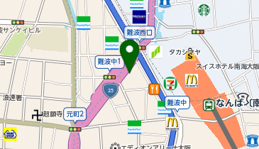 ChargeSPOT ファミリーマート 難波中一丁目店の地図画像