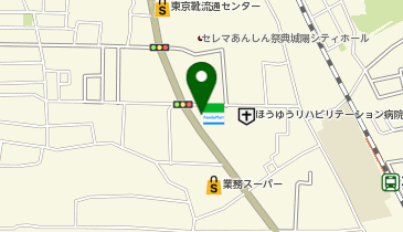 ChargeSPOT ファミリーマート 城陽寺田店の地図画像