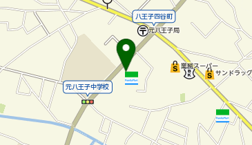 ChargeSPOT ファミリーマート 八王子大楽寺町店の地図画像