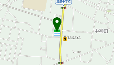 ChargeSPOT ファミリーマート 宮沢町一丁目店の地図画像