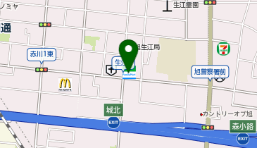 ChargeSPOT ファミリーマート 生江一丁目店の地図画像