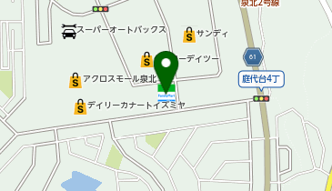 ChargeSPOT ファミリーマート 泉北敷物団地店の地図画像