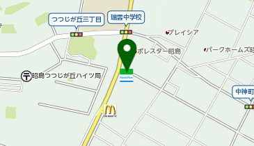 ChargeSPOT ファミリーマート 昭島諏訪松中通り店の地図画像