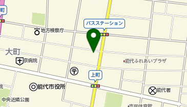 CHARGESPOT(チャージスポット)ファミリーマート 能代上町店の地図画像