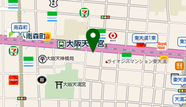 ChargeSPOT ファミリーマート 大阪天満宮店の地図画像
