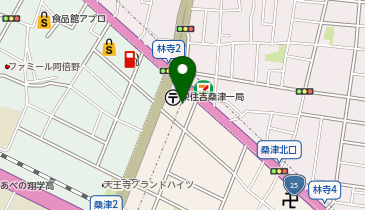 ChargeSPOT ファミリーマート 桑津一丁目店の地図画像