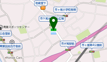 ChargeSPOT ファミリーマート 市ヶ尾駅北口店の地図画像