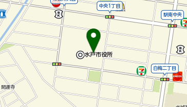 CHARGESPOT(チャージスポット)ローソン S 水戸市役所店の地図画像