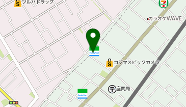 ChargeSPOT ファミリーマート 座間相模が丘一丁目店の地図画像
