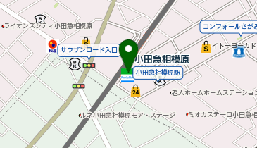 ChargeSPOT ファミリーマート 小田急相模原南口店の地図画像
