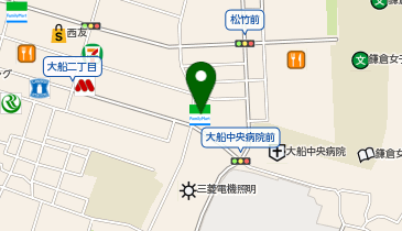 ChargeSPOT ファミリーマート 大船二丁目店の地図画像